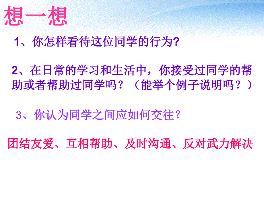 七年级政治上册 第一单元第二课学会交往与沟通课件 首师大版_第3页