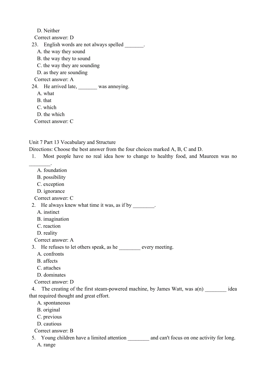 Vocabulary and Structure 2[1]_第4页