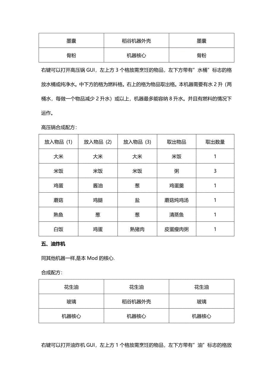 FoodCraft说明书-15.5.2-1.1.0_第5页