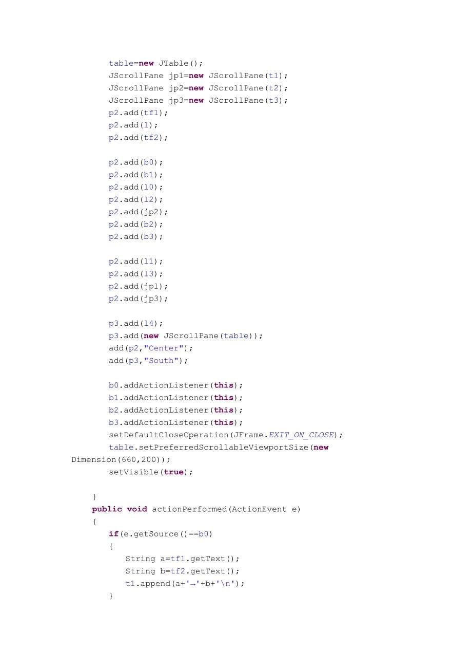 编译原理 语法分析器 (java完美运行版)_第5页