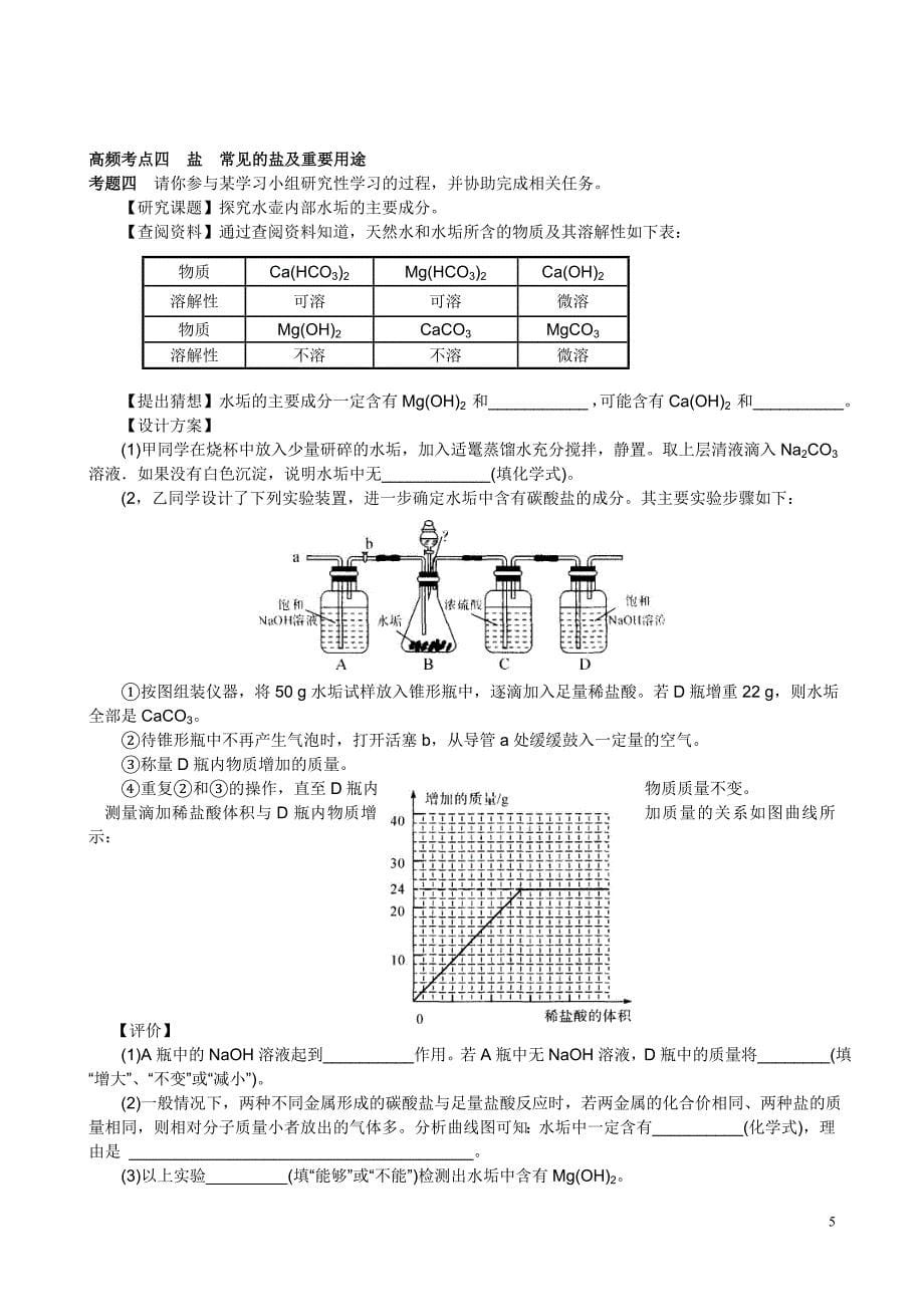 科学中考第三篇物质科学1.6酸碱盐_第5页