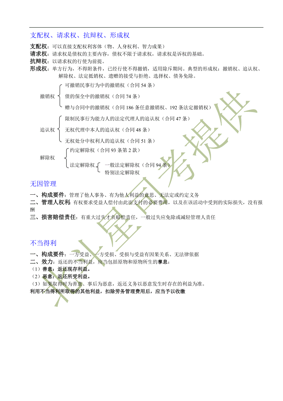 【精华民法笔记】422分高分通过考生的完美学习笔记114_第2页