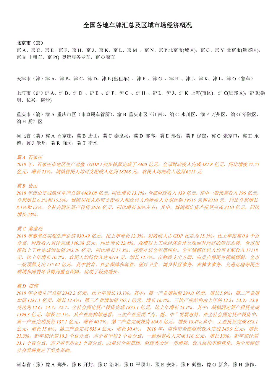 2010全国各省GDP汇总_第1页