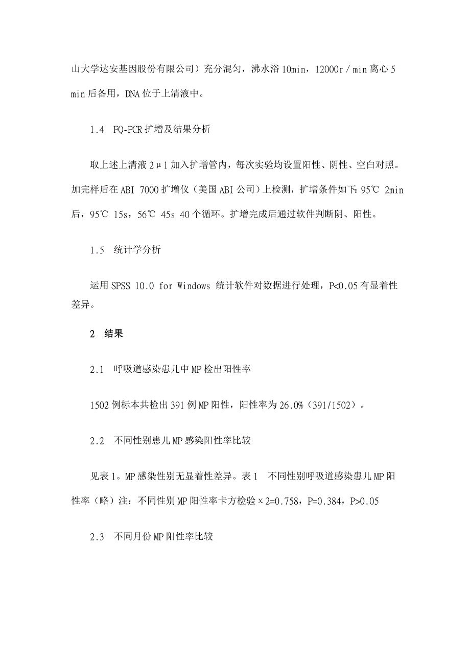 1502例呼吸道感染儿童中肺炎支原体感染分析【临床医学论文】_第2页