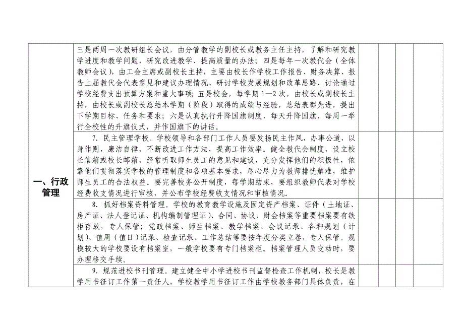 义务教育学校常规管理检查评估表_第3页