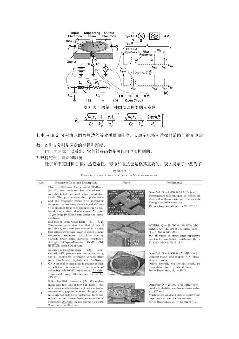 【翻译mems相关论文】微机械振动谐振器的规模集成极其振荡器实现_第5页