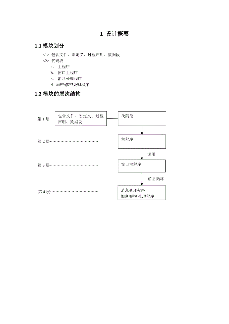 华中科技大学计算机专业11级汇编课程设计报告——文件加密与解密_第3页