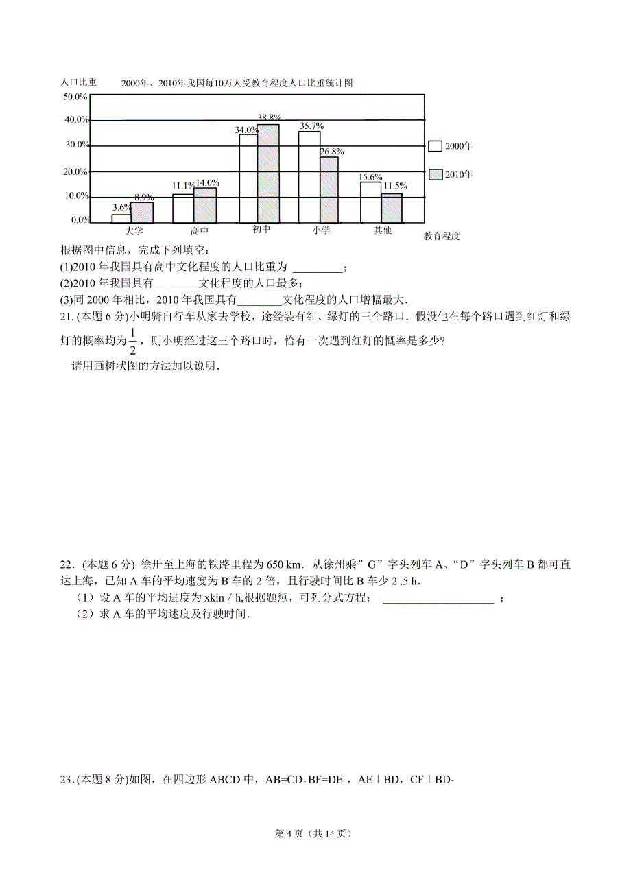 批量添加试题--模板1--标准格式题源文档下的试题批量入库_第4页