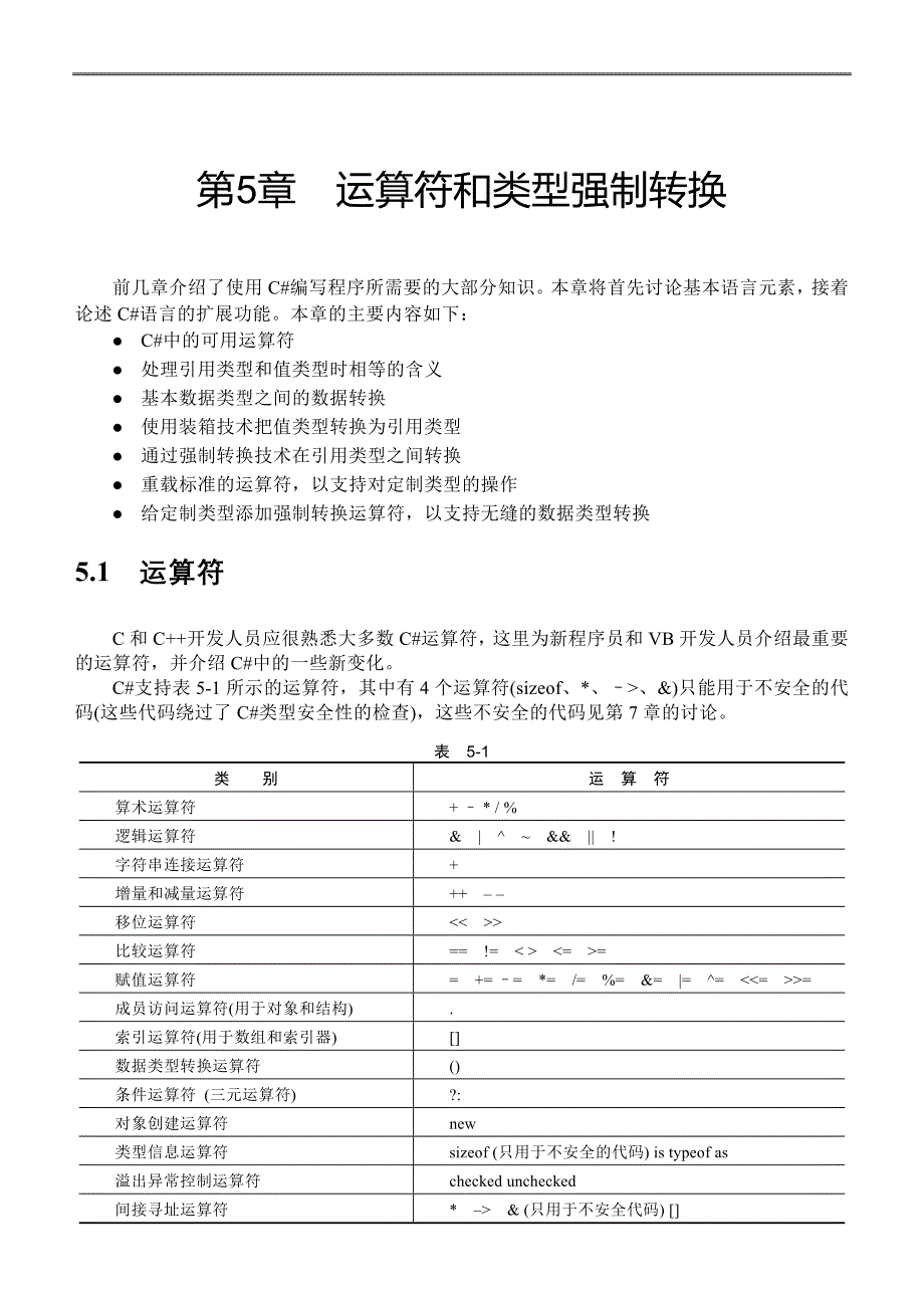 C#运算符和类型强制转换_第1页