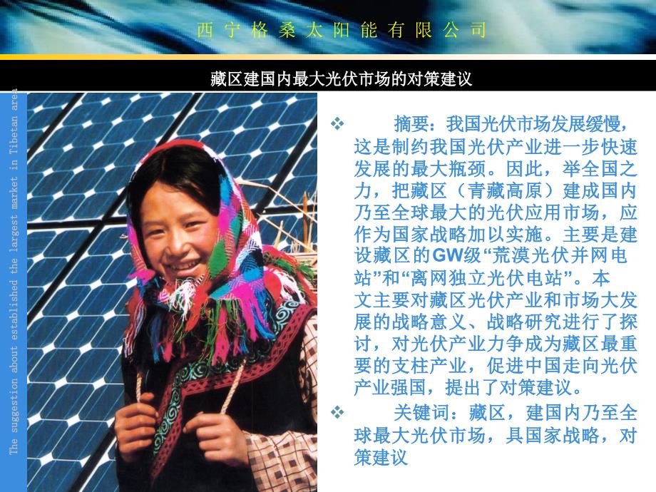 藏区建国内最大光伏市场的对策建议_第3页