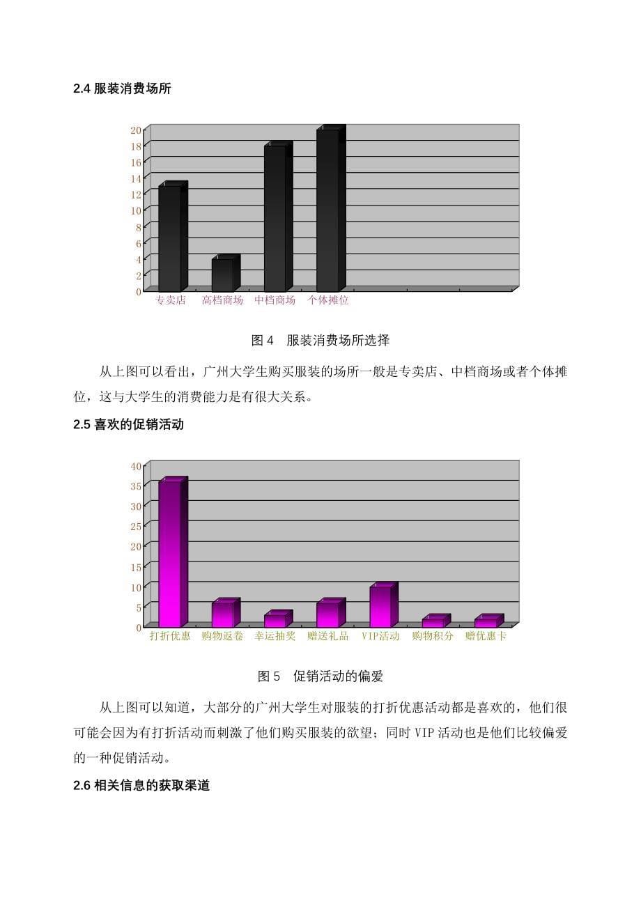 广州大学生服装消费习惯调查与分析_第5页