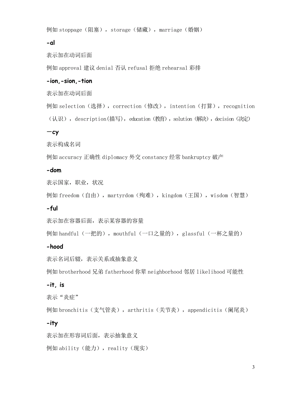 常见英语单词后缀_第3页