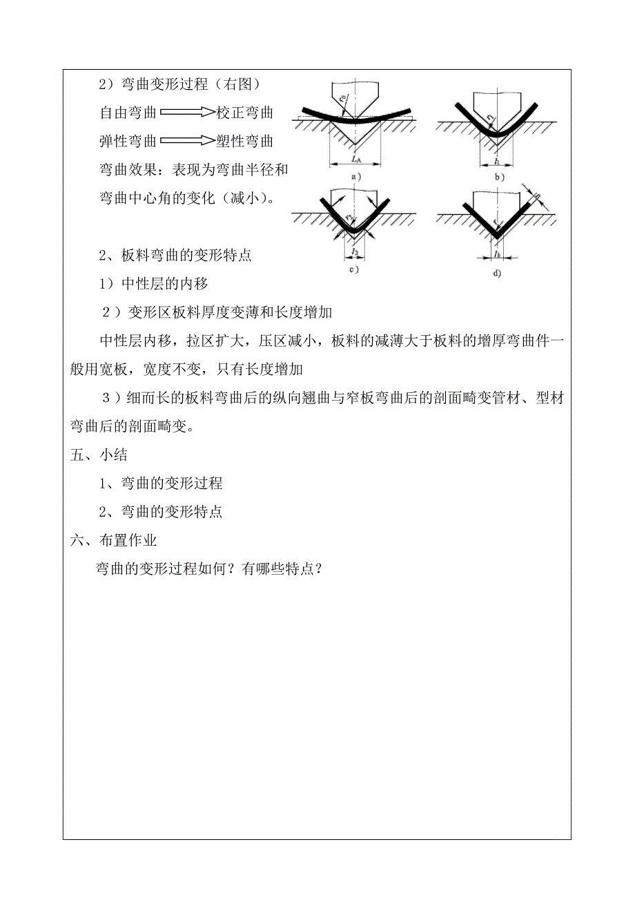 23弯曲变形过程及变形特点_第2页