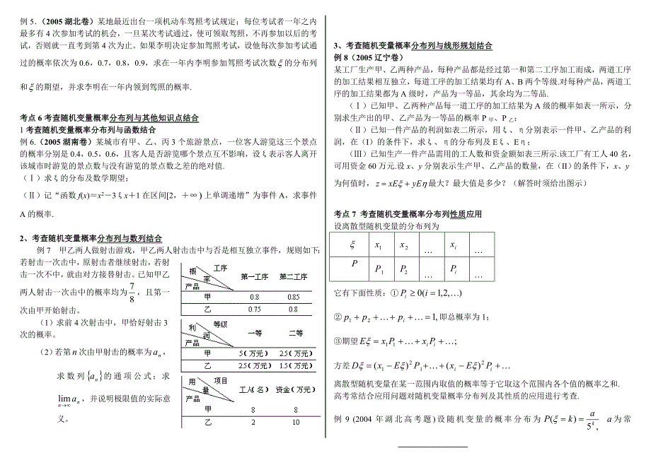 高考概率与统计大考点解析[]_第2页