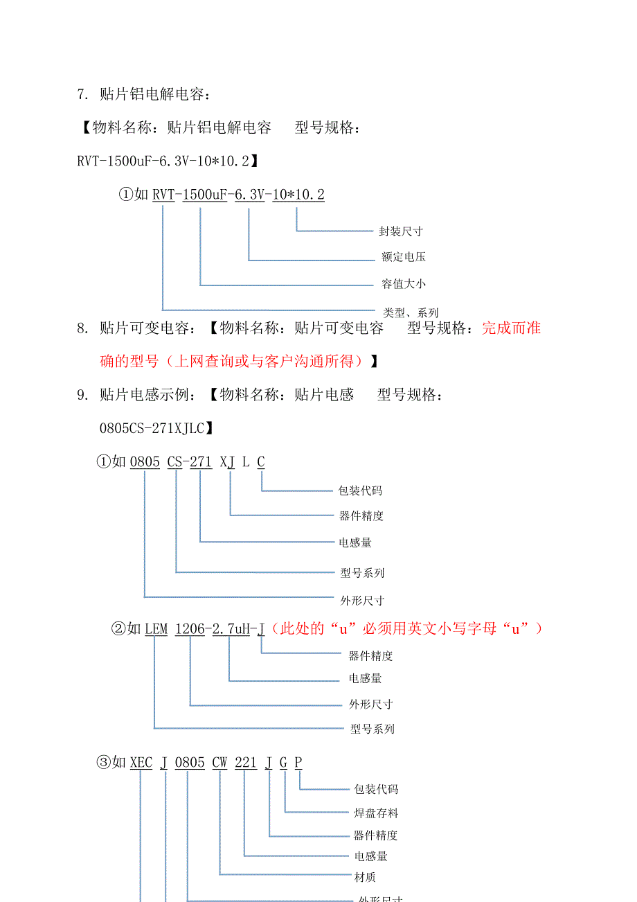 物料名称及型号书写规范2014-10-31_第4页