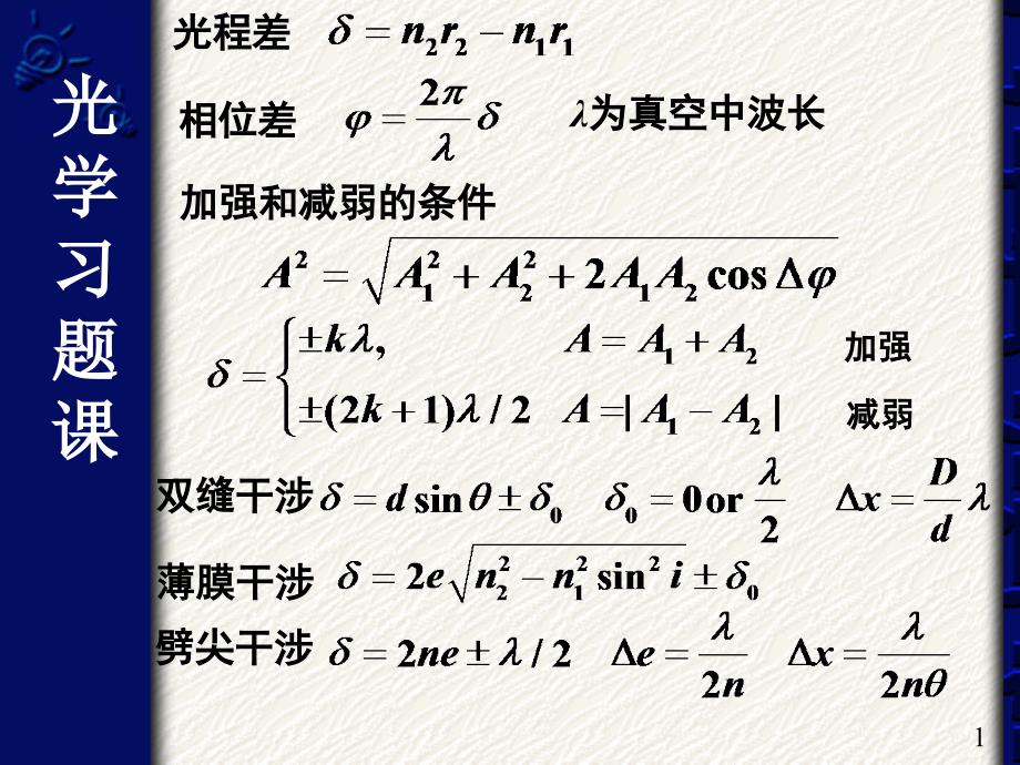 光学习题课2011formath_第1页