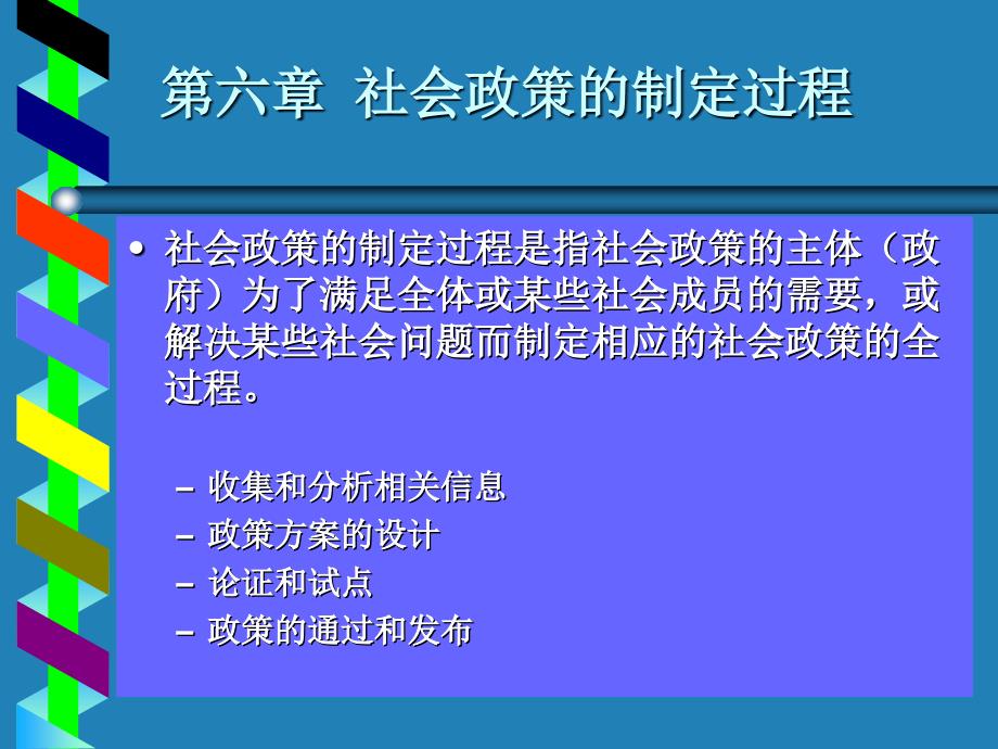 社会政策的制定过程_第1页