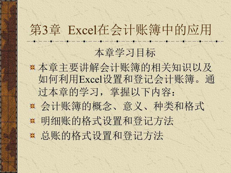 Excel在会计账簿中的应用_第1页