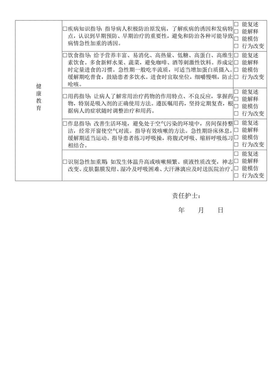 慢性阻塞性肺疾病护理计划_第3页