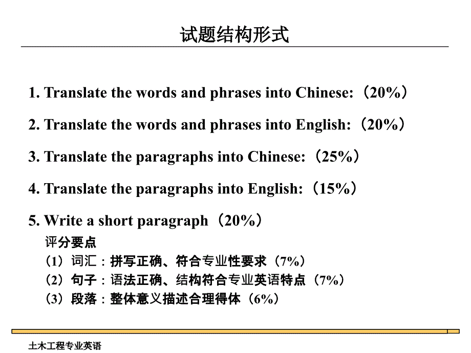 专业英语复习要点——土木工程专业英语_第2页