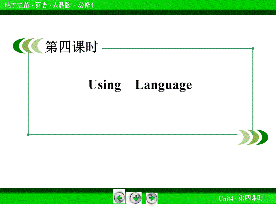 高一英语必修1课件4-4UsingLanguage_第3页