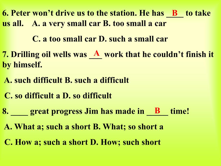 高一英语外研版必修1Module7Revision课件_第4页