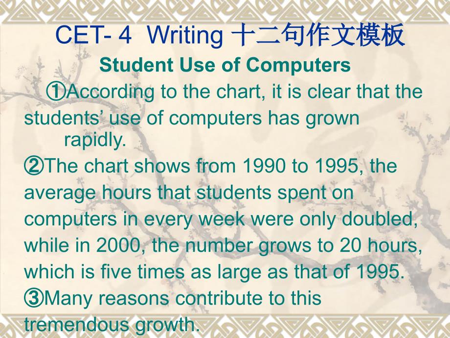 CET-4Writing十二句作文模板_第2页