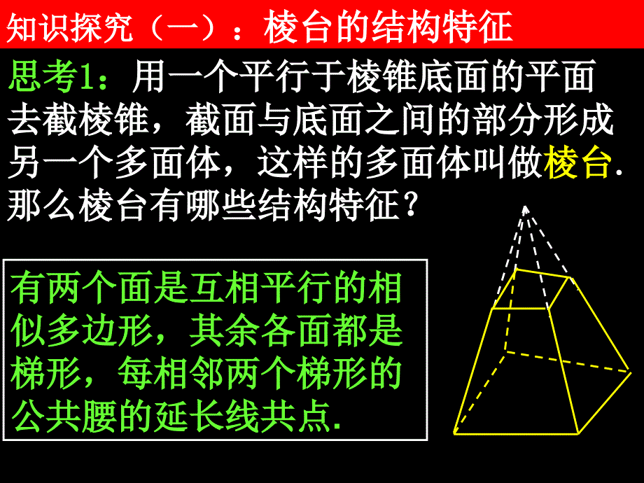 02【数学】1.1.2《棱台、圆柱、圆锥、圆台的几何特征》课件(新人教版A版必修2)_第4页