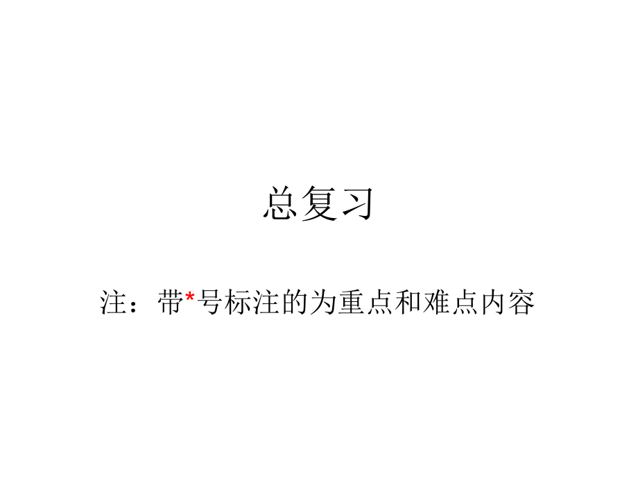 数字电路基础课件-总复习_第1页