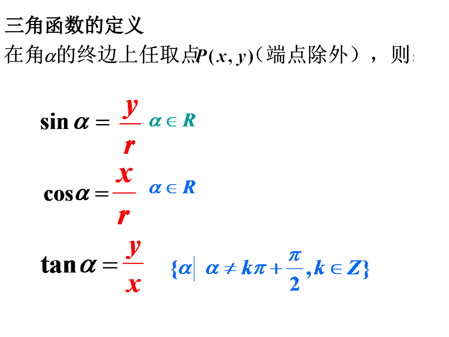 2013高考数学(文)一轮复习课件同角三角函数的基本关系与诱导公式_第3页