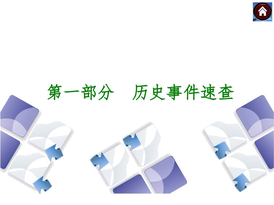 【中考复习人教版淮安专版】2014届中考历史复习课件第一部分历史事件速查_第1页