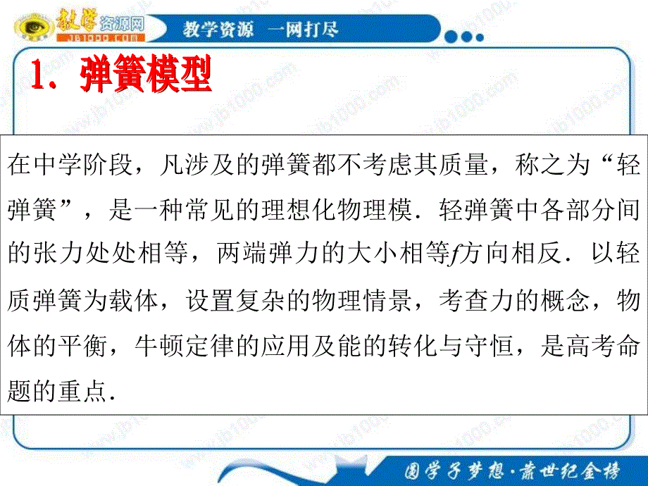 2011届新课标高中总复习课件专题15中学物理方法与技巧(类型1、2)_第3页