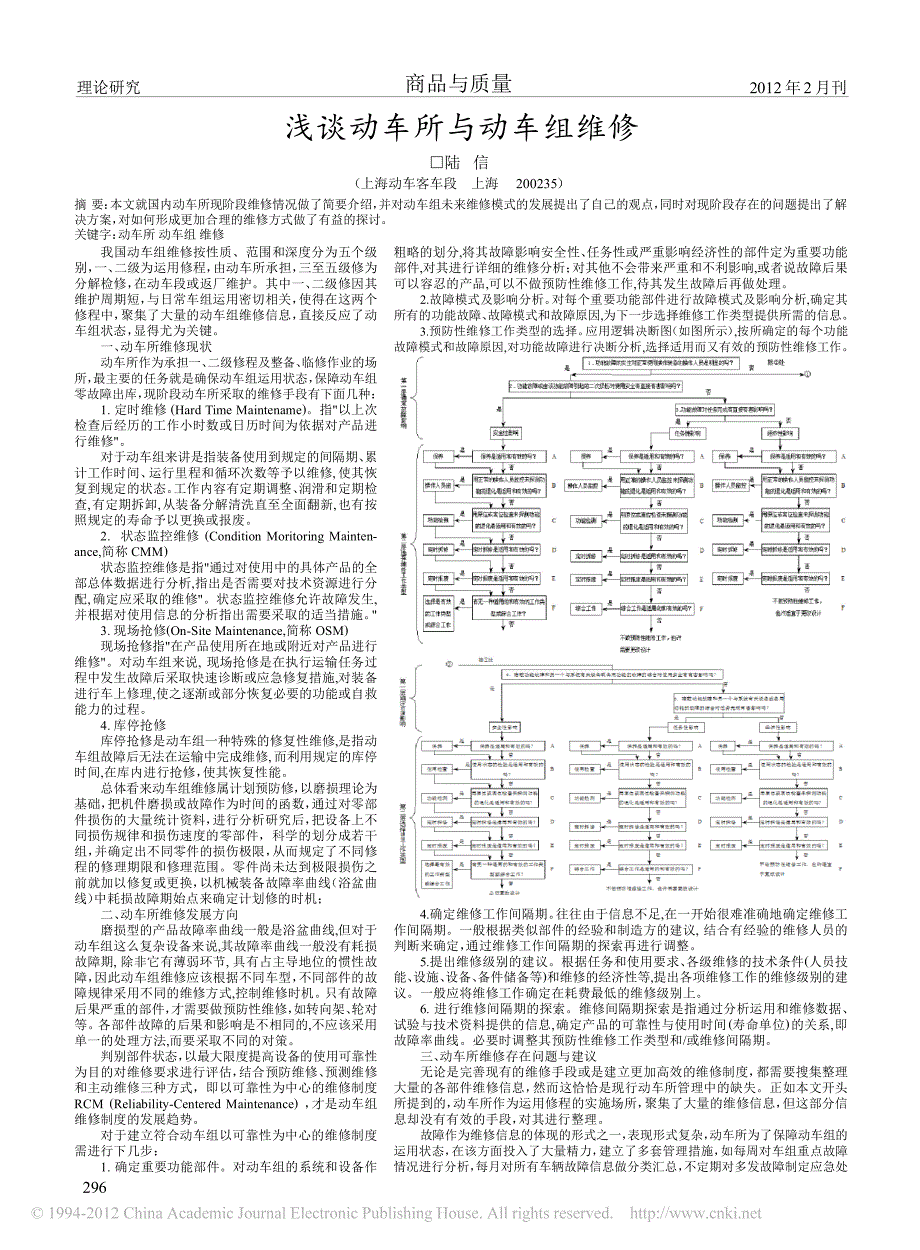 浅谈动车所与动车组维修_陆信_第1页