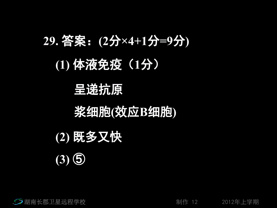 12-03-28高三生物《理综周考卷4试卷讲评》(课件)_第3页