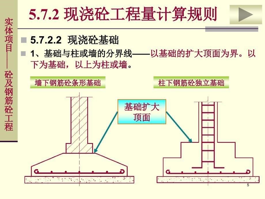 土建施工图预算编制——砼及钢筋砼工程工程量计算规则_第5页