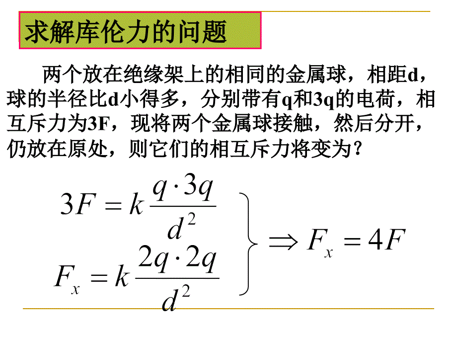 高二物理选修31库伦定律(课件)_第2页