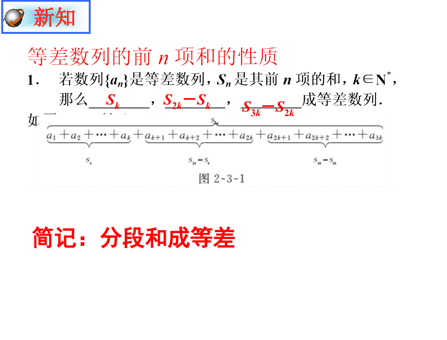 【随堂优化训练】2014年数学(人教a版)必修5配套课件2.3.2等差数列前n项和的性质_第4页