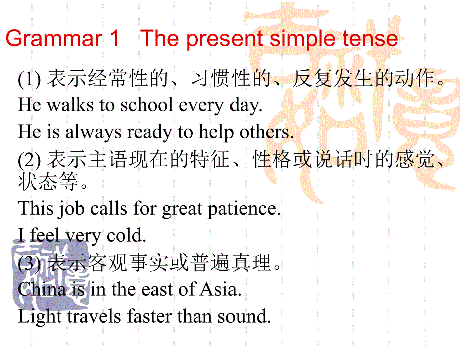 外研版英语必修一第一模块语法课件_第1页