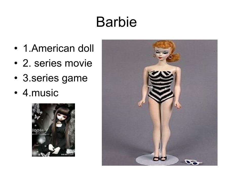 关于芭比娃娃的presentation_第1页