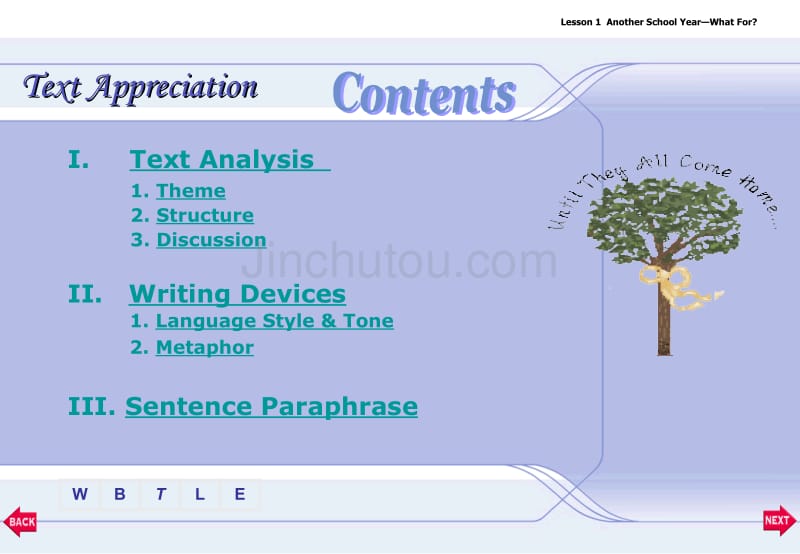 大学英语课程课件lesson1textappreciation_第2页
