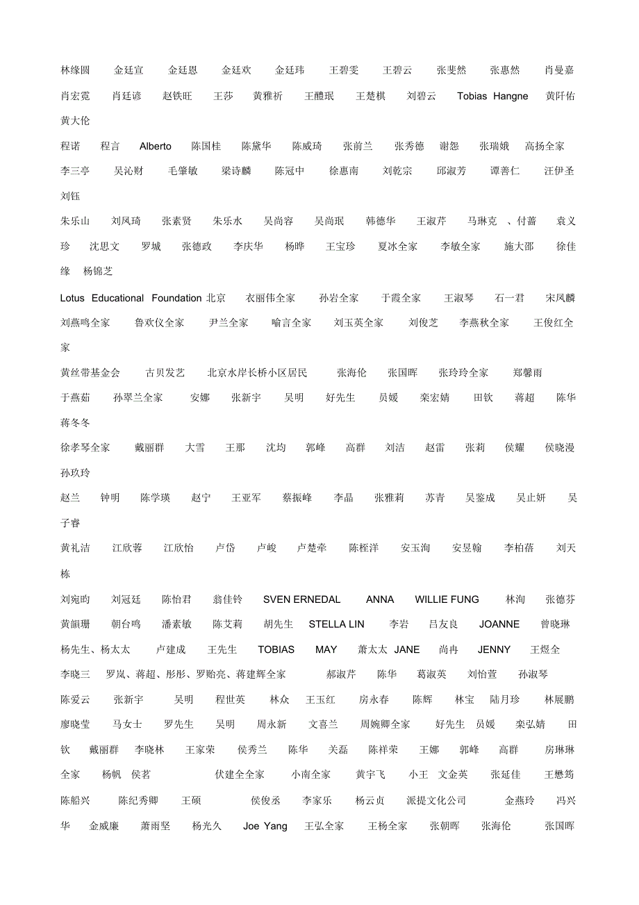 协庆慈善孤儿学校第六届年度祈福法会回向名单_第3页