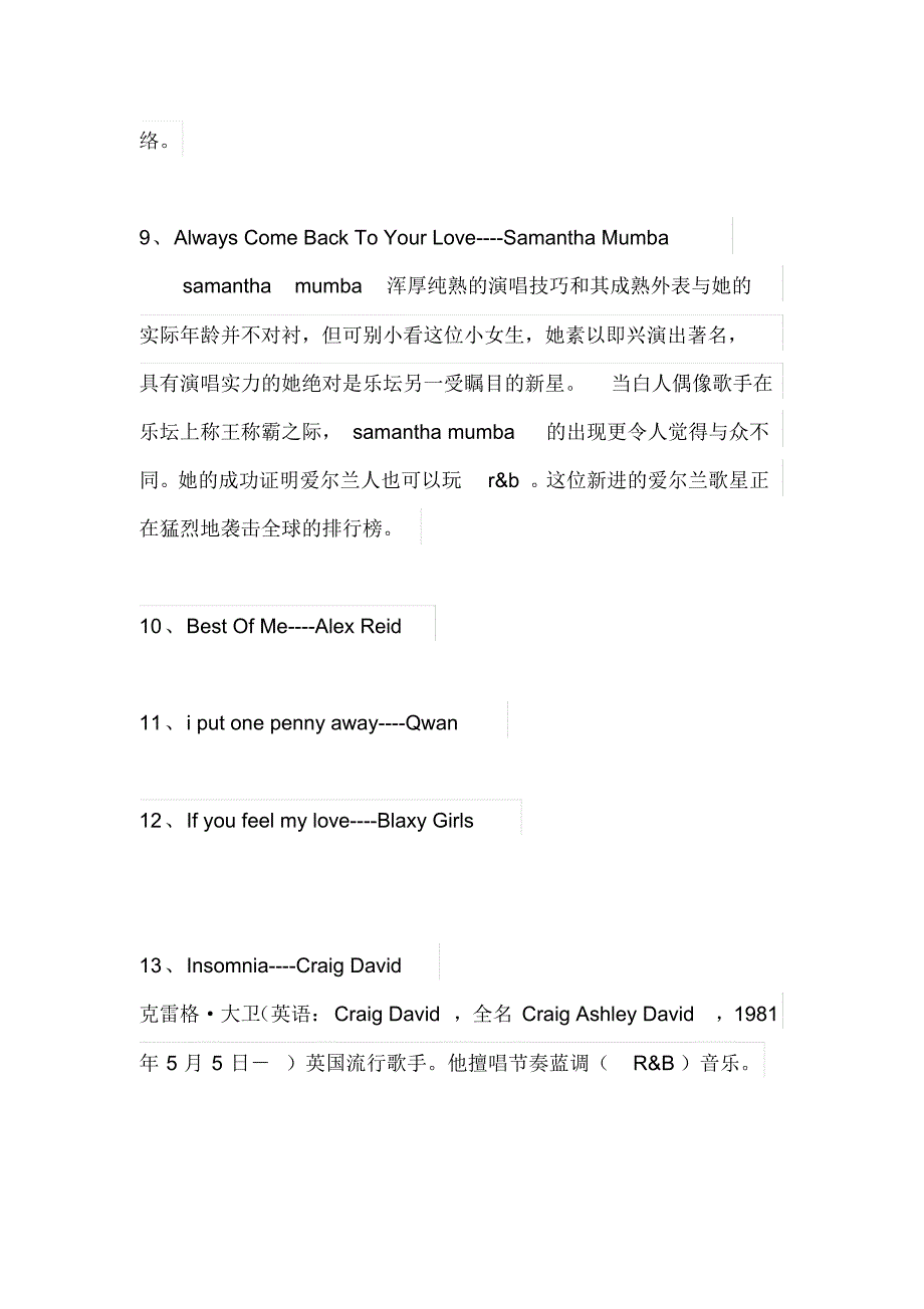 单曲循环的节奏感强且好听的英文歌曲_第4页