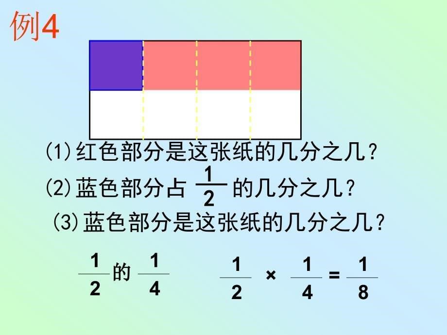 苏教版六年级上册数学《分数乘整数》_第5页