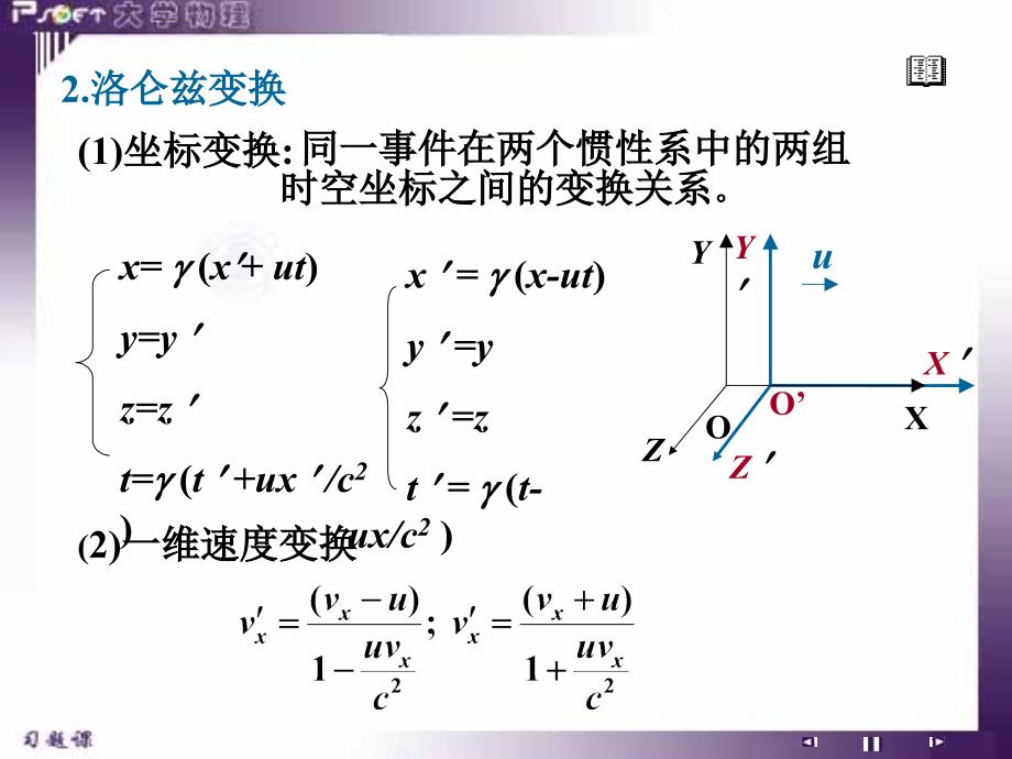 1理解狭义相对论的两条基本原理和洛仑兹变换_第4页