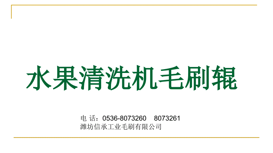 水果清洗机毛刷辊_第1页