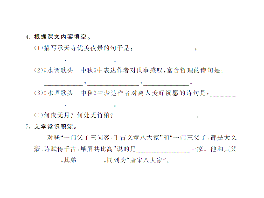 九年级语文《苏轼咏月诗文》_第4页