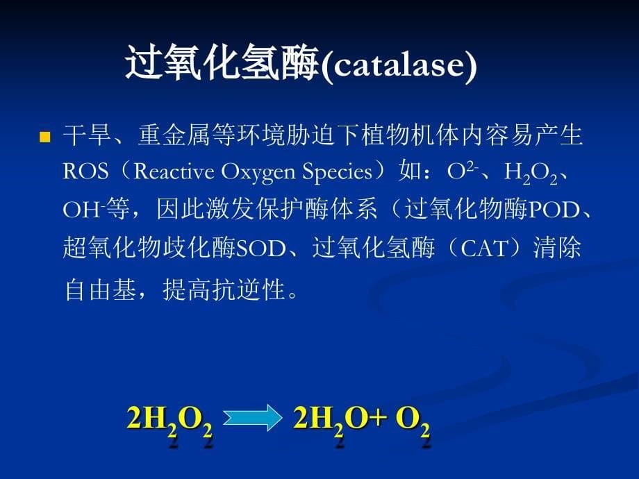 实验四植物体内过氧化氢酶对环境中重金属污染的响应_第5页