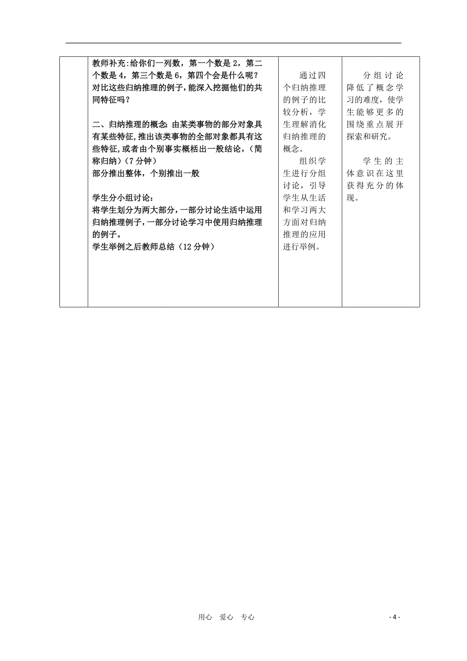 高中数学第四届全国高中青年数学教师优秀课观摩大赛《合情推理》第一课时教案 选修2-2_第4页