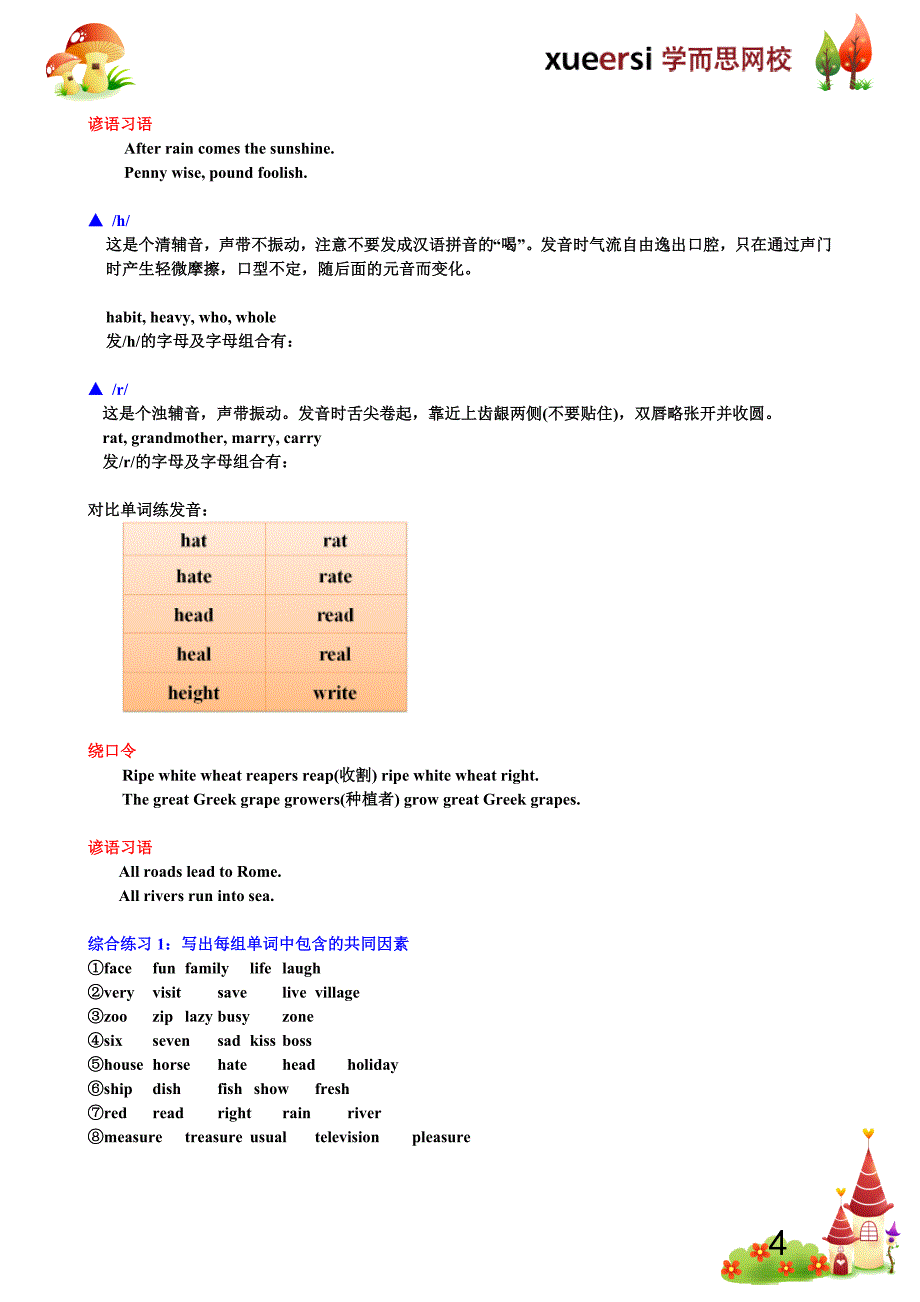 8个摩擦音音的同化词汇链接_第4页