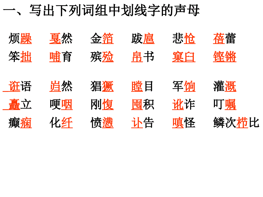 普通话训练声母辩证平翘舌_第1页